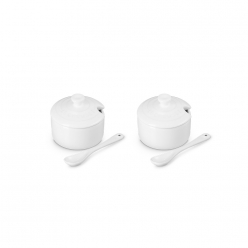 스푼&양념통 80ml 2P세트-화이트