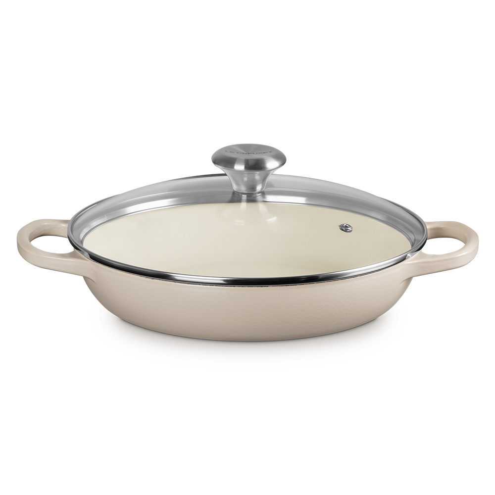 시그니처 뷔페캐서롤(유리뚜껑) 26cm-브리오슈(무광)