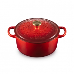 홀스릴리프 시그니처 원형냄비 22cm-빨강