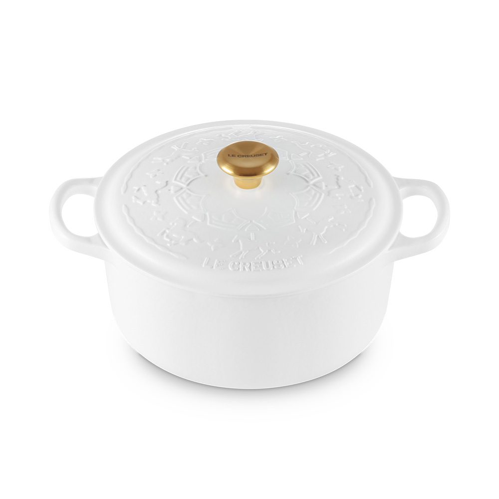 홀스릴리프 시그니처 원형냄비 22cm-코튼