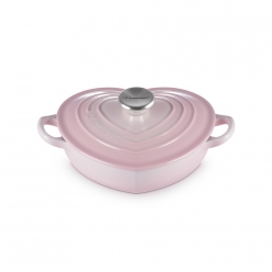 하트 낮은냄비 20cm-쉘핑크