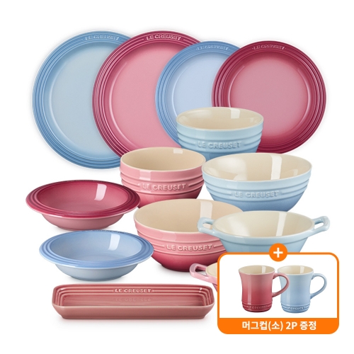 [머그(소) 2P증정] 뉴 클래식 스톤웨어 2인세트 (13P)