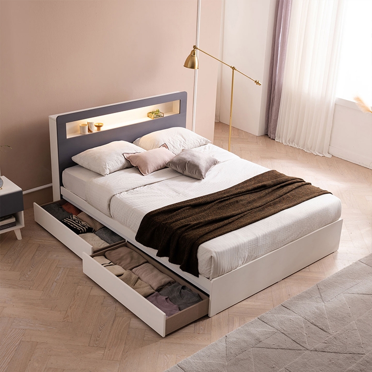 ★최저가/수도권 무료★ 유노이아 조명침대(SS/Q)_매트리스제외