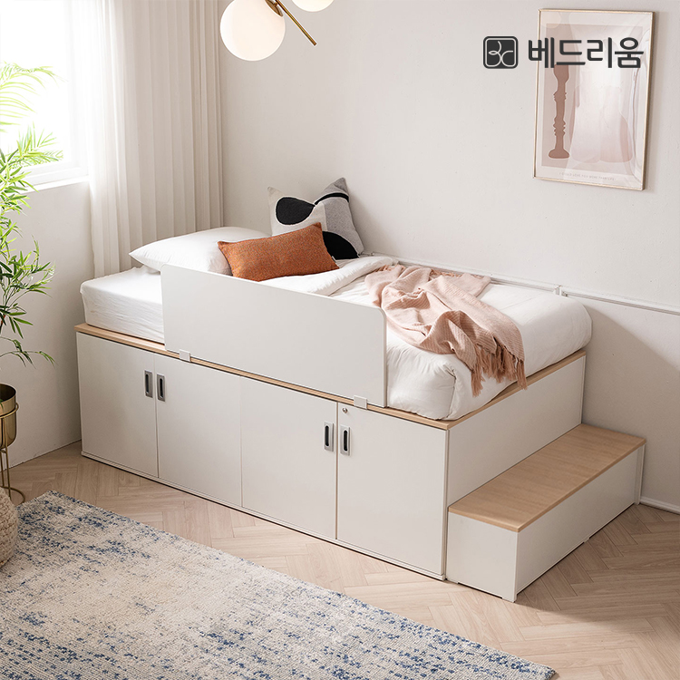 세이프 빅도어 침대(SS)+매트리스SET