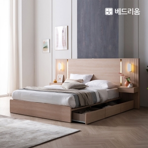 ★BEST of Best★ 아트월 간접조명 호텔침대 시리즈 (SS/Q/K)