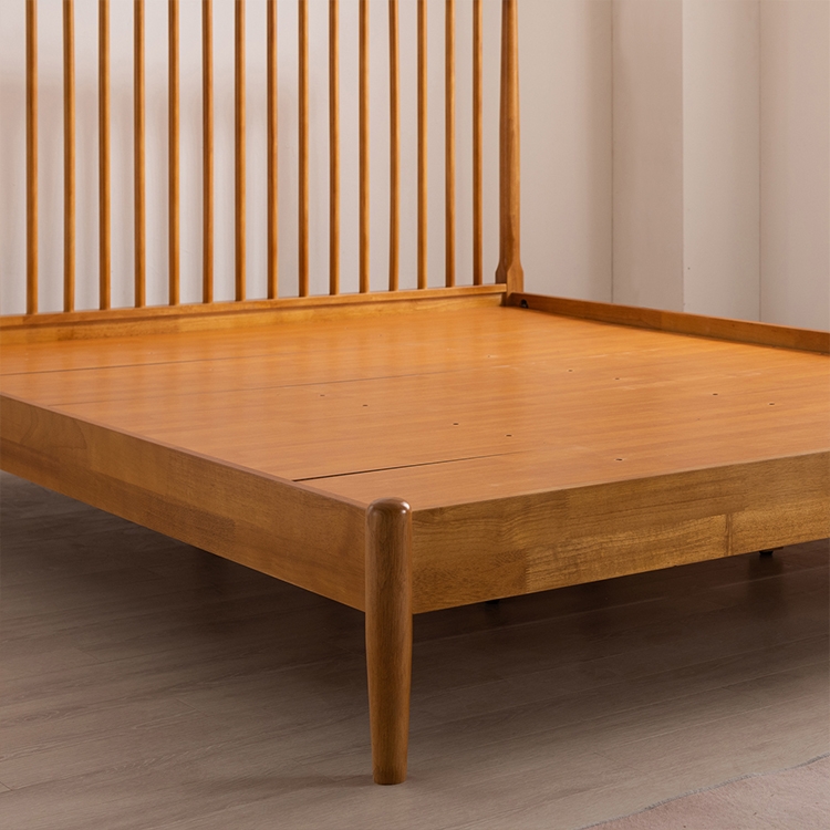 스칸디 러버우드 원목 침대 (SS/Q)