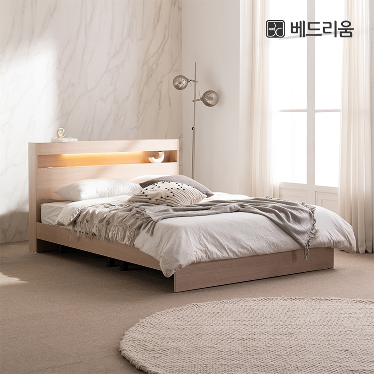★한정수량!서둘러주세요★헤브 LED 침대(SS/Q)
