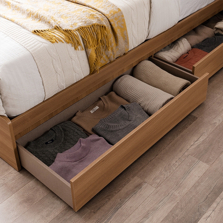 리디아 LED 원목침대(K)+릴렉서 유로탑 매트리스 SET