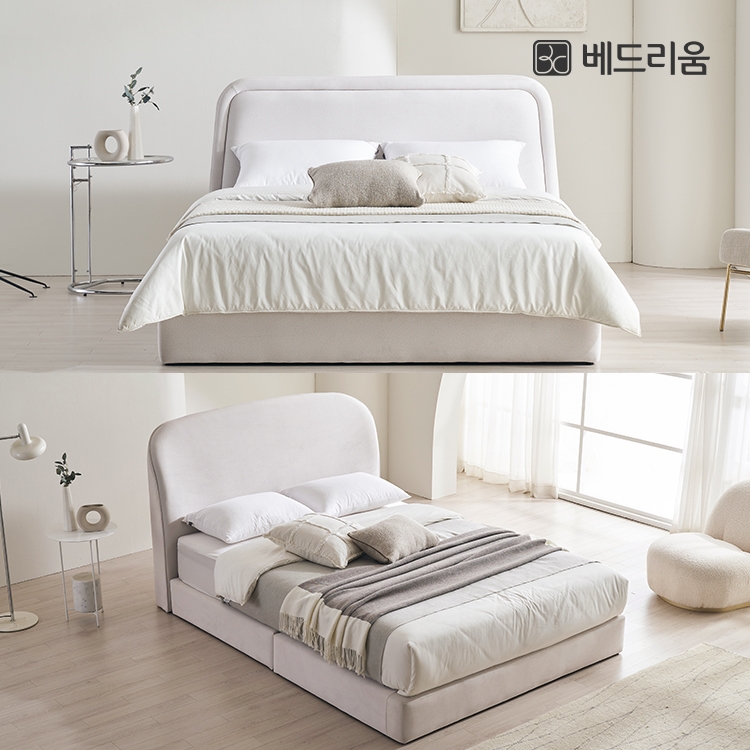 ★NEW★ 피보/셀린 패브릭 파운데이션 호텔형 침대 기획전(SS/Q/K)