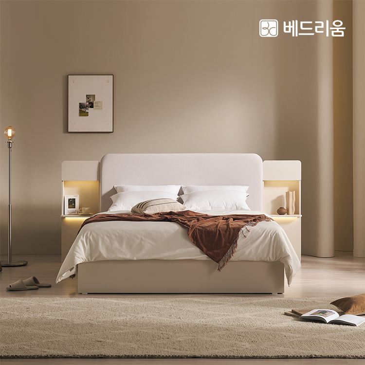 비스타 패브릭 수납침대 (SS/Q/K)