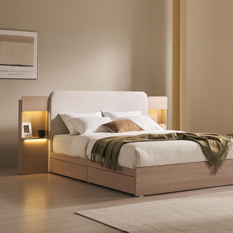 비스타 패브릭 수납침대 (SS/Q/K)