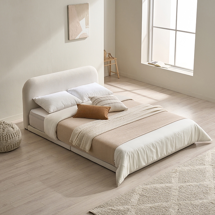 라온 패브릭 저상형 호텔식침대 SS/Q (슬림헤드/볼드헤드)