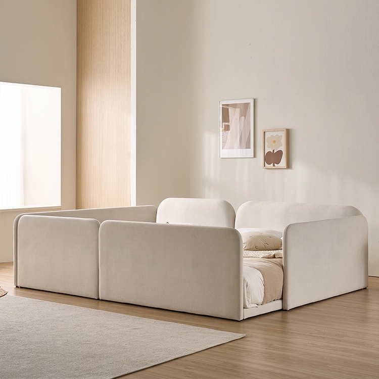 라온 패브릭 패밀리침대 SS+SS / SS+Q / Q+Q (슬림헤드/볼드헤드)