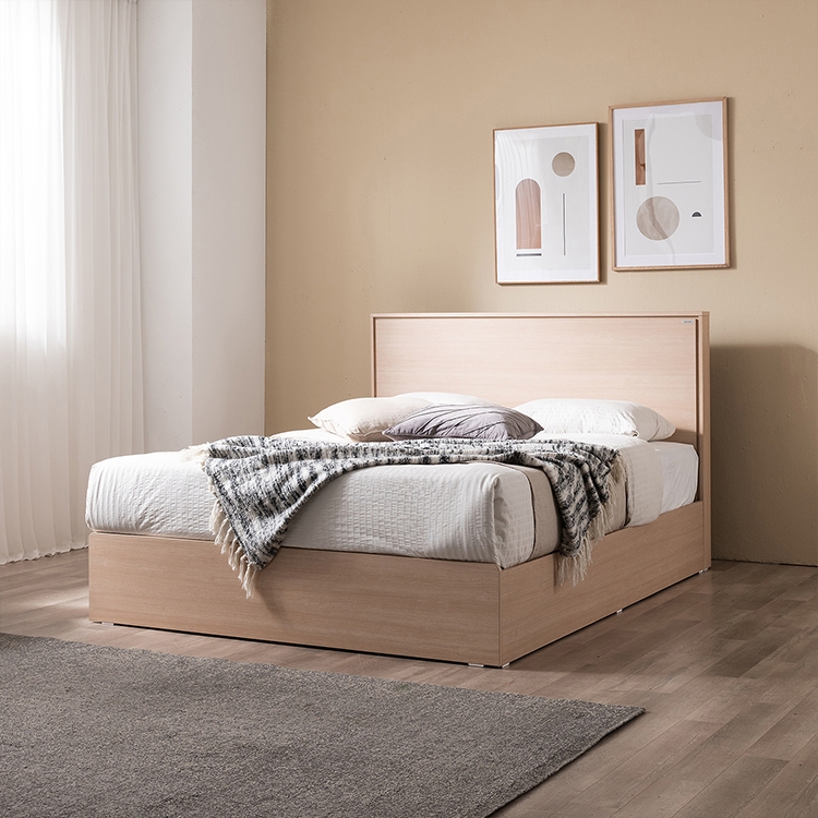 ★한정수량★루미온 호텔형 수납 침대 (SS)(Q/K)