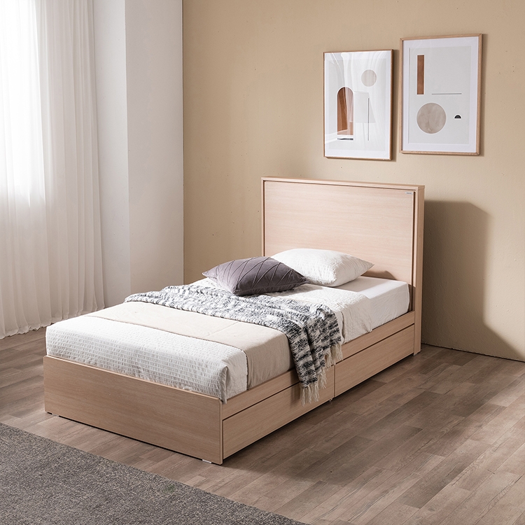 ★한정수량★루미온 호텔형 수납 침대 (SS)(Q/K)