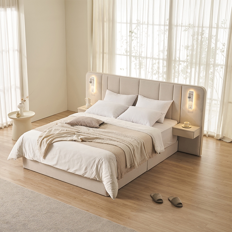 슬렙트 밀란Ⅱ 패브릭 호텔 침대(Q/K, LK)