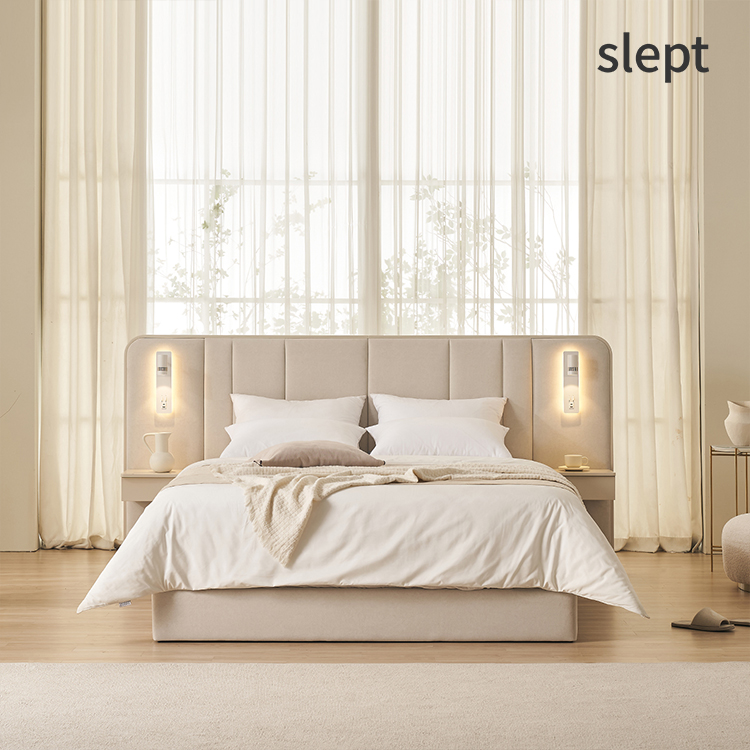 슬렙트 밀란Ⅱ 패브릭 호텔 침대(Q/K, LK)