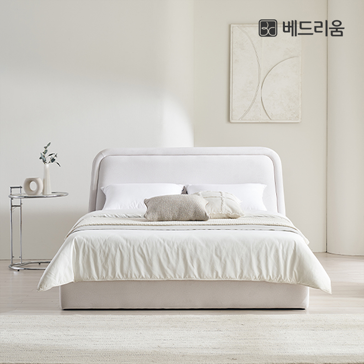 ★한정수량★피보 패브릭 호텔형 침대 (SS/Q,K겸용) 프레임