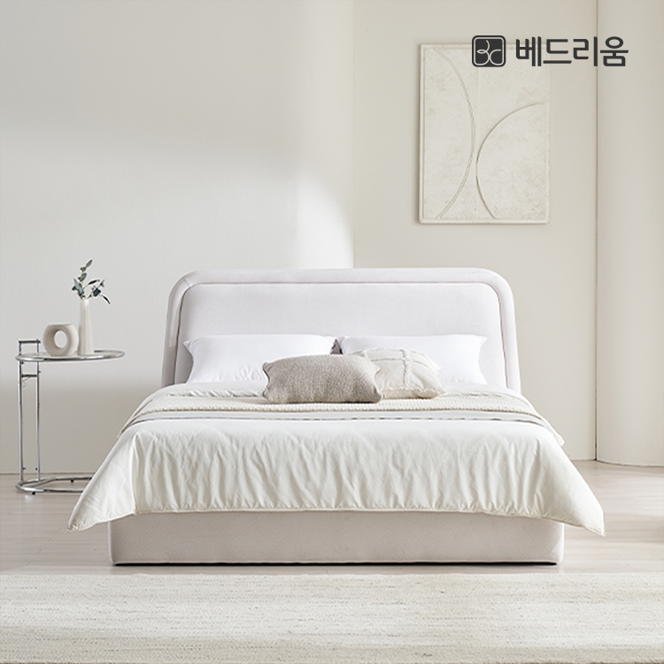 ★한정수량★피보 패브릭 호텔형 침대 (SS/Q,K겸용) 프레임