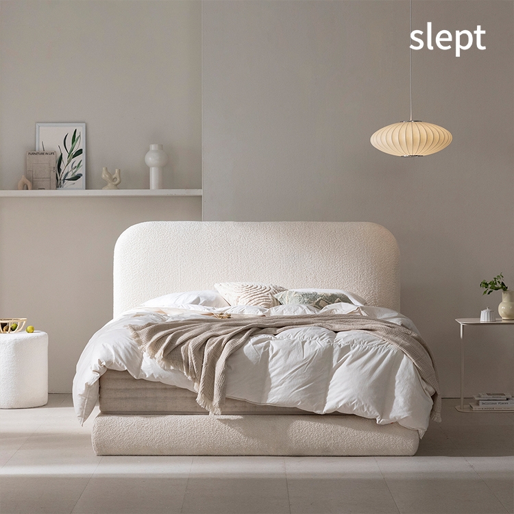 부클 호텔형 패브릭 침대(SS)(Q/K)