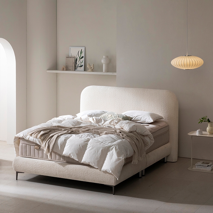 부클 호텔형 패브릭 침대(SS)(Q/K)