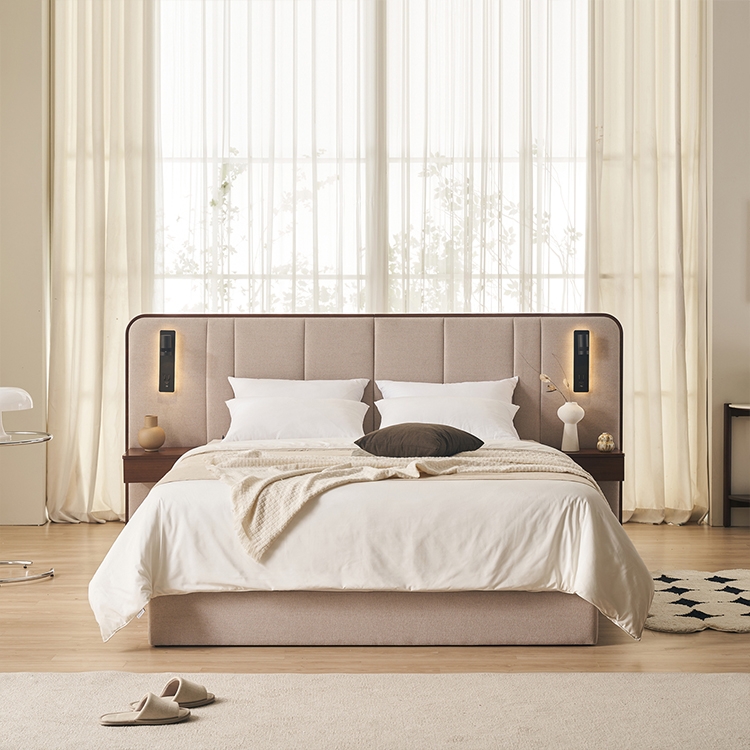 슬렙트 밀란Ⅱ 패브릭 호텔침대(K/LK)+S9 매트리스(경도선택) SET