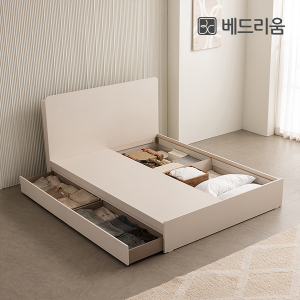 ★한정수량 마지막물량★플랫 수납 침대 (SS)(Q)(K)