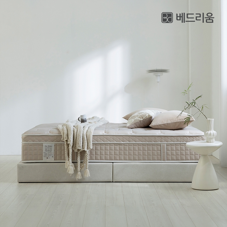 허리에 좋은 더블스프링 매트 듀오밸런스 유로탑 매트리스 (S/SS/Q/K/LK)