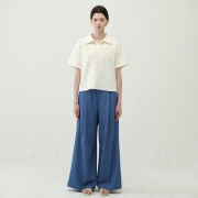 Denim Wide Banding Pants