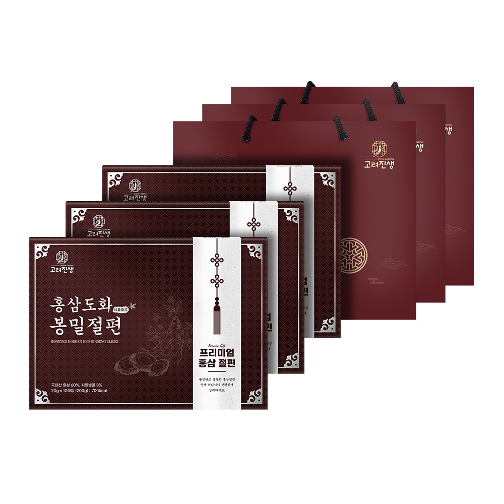 [일반]홍삼도화 봉밀절편 (20g x 10개입) 3SET
