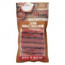 헬로도기 그대로 라이스 크리스피롤 오리 6P