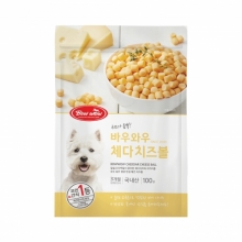 바우와우 치즈볼(체다치즈) 100g (4개묶음)