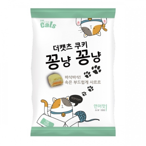더캣츠 꽁냥꽁냥 연어 100g (8개묶음)