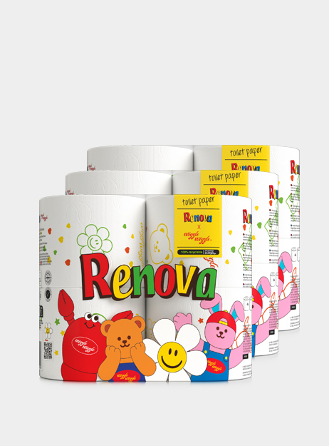 레노바x위글위글에디션 토일렛티슈 4롤 3팩