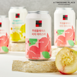 투썸플레이스 레몬 카모마일 340ml 3개 + 피치 아이스티 340ml 3개