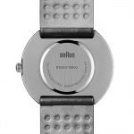 BRAUN 남성용 클래식 손목시계 BN0021BKG 블랙 가죽스트랩 /화이트 다이얼 38mm