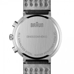 BRAUN 남성용 클래식 손목시계 BN0035WHBKG 블랙 가죽스트랩 /화이트 다이얼 40mm