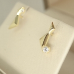 N.half Angled Earrings