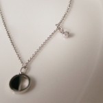 Half Onyx Necklace