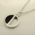 Half Onyx Necklace