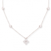 Luminous chandelier necklace