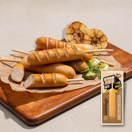 닭가슴살 프랑크 꼬치 구운마늘맛 70g