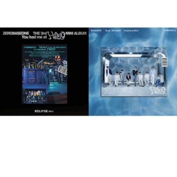 제로베이스원(ZEROBASEONE) 3rd Mini Album - ﻿You had me at HELLO (﻿ECLIPSE ver./SUNSHOWER ver.) 랜덤발송