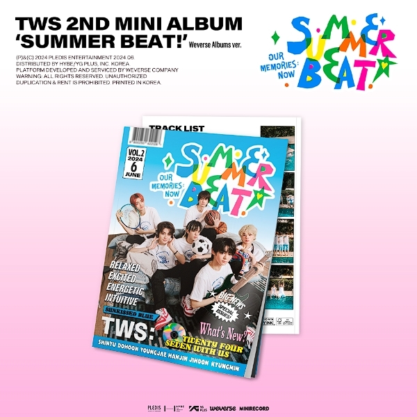 투어스 (TWS) 2nd Mini Album - SUMMER BEAT!(Weverse Albums ver.) 투어스 (TWS) 2nd Mini Album - SUMMER BEAT!(Weverse Albums ver.)