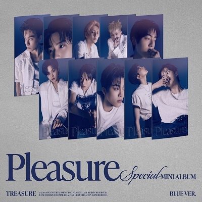 트레저 (TREASURE) ﻿TREASURE SPECIAL MINI ALBUM - PLEASURE (BLUE VER.)