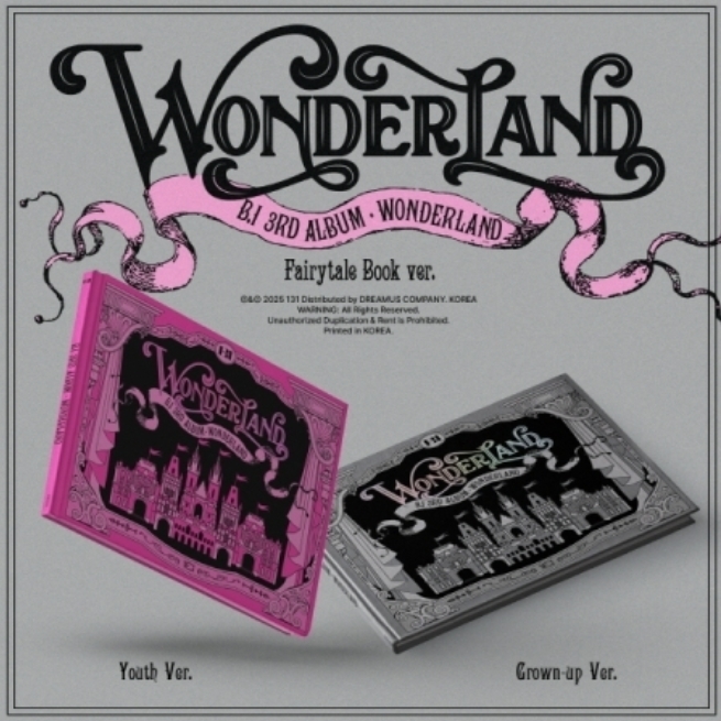 B.I (비아이) 3rd Album - WONDERLAND(Fairy tale Ver.)(2종 중 랜덤발송)