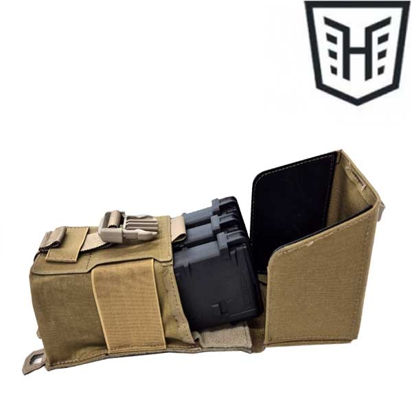 후사르 랩 R 트리플 파우치 (코요테 브라운)