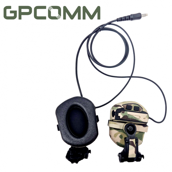 [GPCOMM] 전술용 청력 보호 헬멧 통신 헤드셋 (멀티캠)