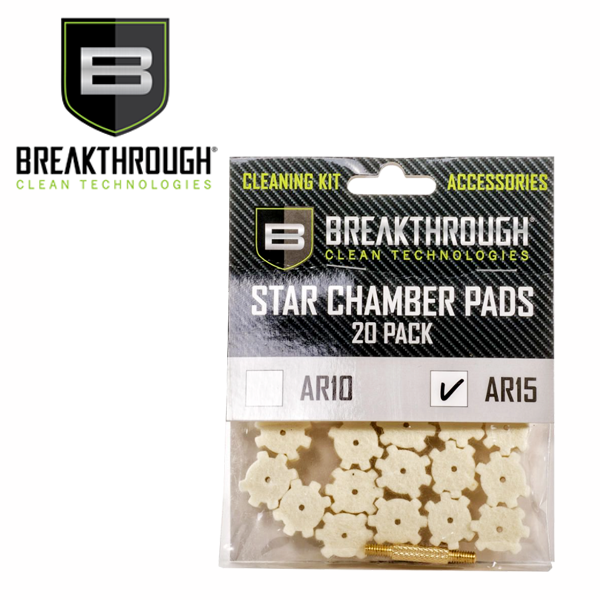 브랙스루 AR-15 스타 챔버 패드 #8-32 나사 어댑터(20개 세트)