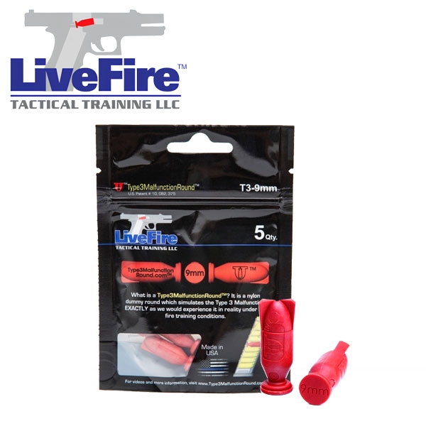 라이브파이어 9mm 이중급탄 훈련용 더미탄